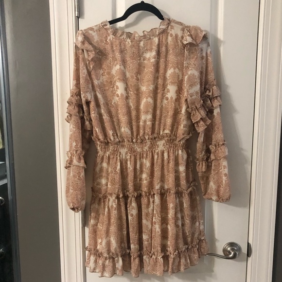 Blu Pepper Paisley Ruffle Tiered Dress Medium Used - Picture 6 of 7